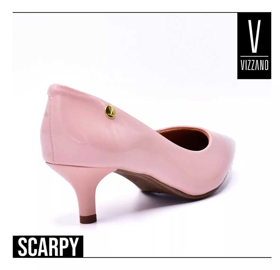 Stilleto'S En Platforms Scrapy | Damesschoenen Vizzano Stiletto Lage Hak 5 Cm Lakleer Scarpy