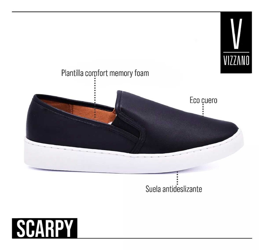 Sneakers Scrapy | Vizzano Napa Damessneakers Met Zachte Binnenzool Scarpy Panchas