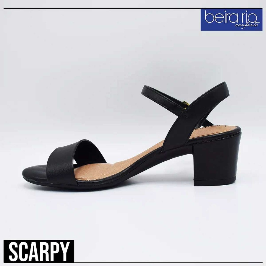 Sandalen Scrapy | Beira Rio Mujer Eco-Leer Taco Square Scarpy-Sandalen