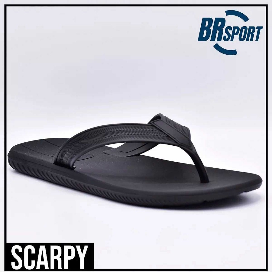 Man Scrapy | Slippers Voor Heren Br Sportzool Rubberen Strips Scarpy