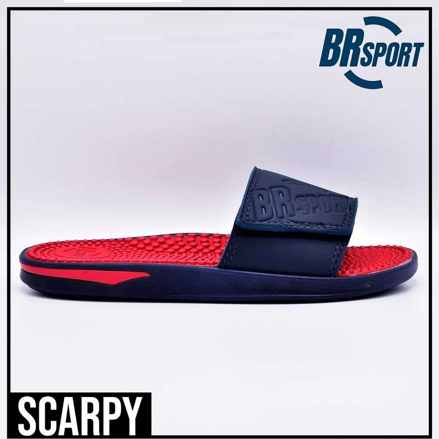 Man Scrapy | Br Sport-Slippers Voor Heren, Met Scarpy-Gesp En Rubberen Zool