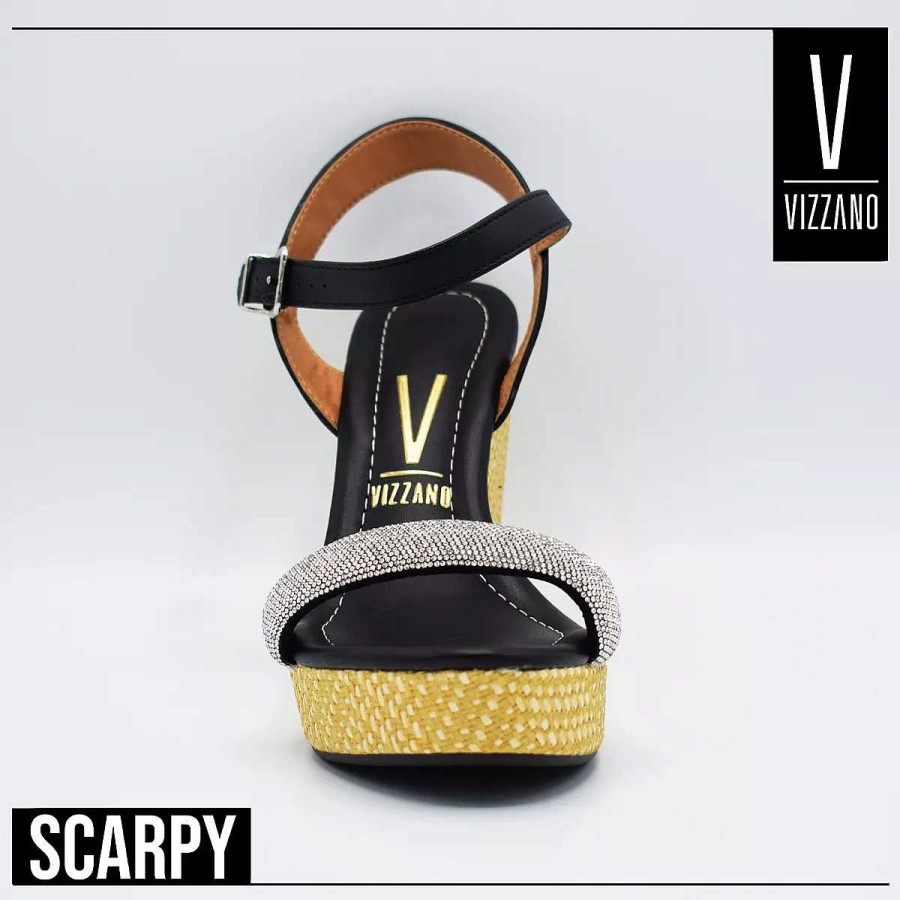 Sandalen Scrapy | Chinese Damessandaal Vizzano Taco C/Scarpy Glitter