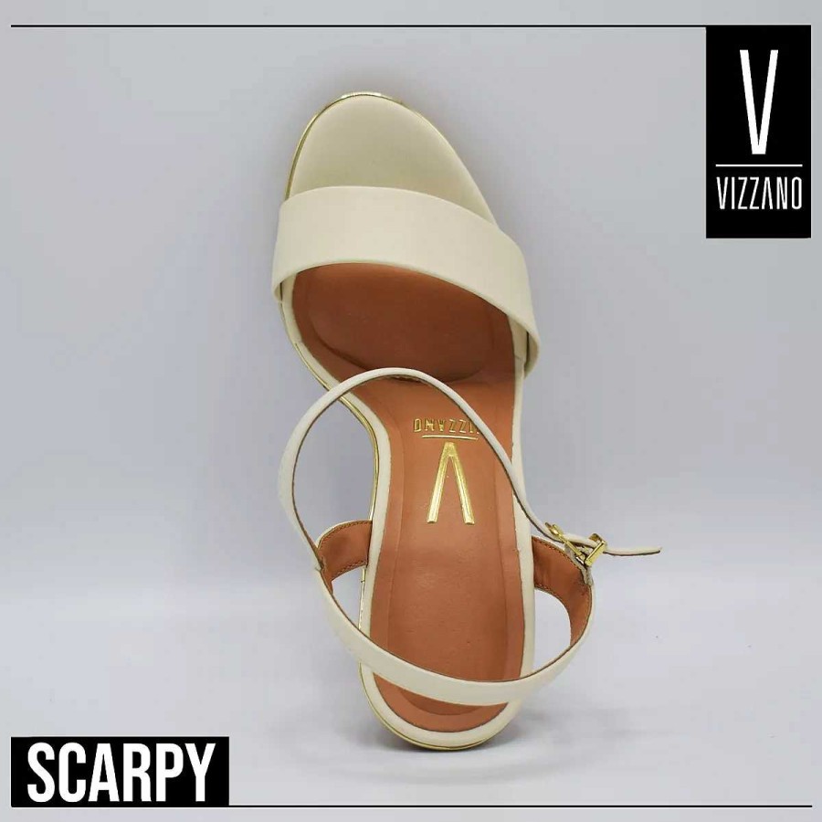 Stilleto'S En Platforms Scrapy | Vizzano Damesschoenen Eco-Leer Sandaalhak Kurk Scarpy