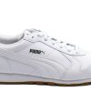 Man Scrapy | Puma Eco-Leren Herensneakers Met Scarpy-Veters