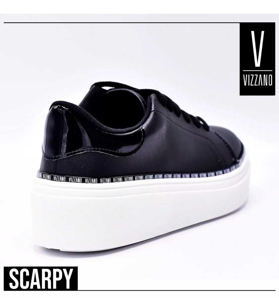 Sneakers Scrapy | Vizzano Eco-Leer Damessneakers Met Scarpy Comfort-Binnenzool