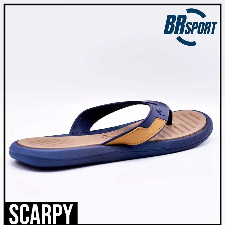 Man Scrapy | Br Sport-Slippers Voor Heren Met Scarpy Rubberen Zool En Strips