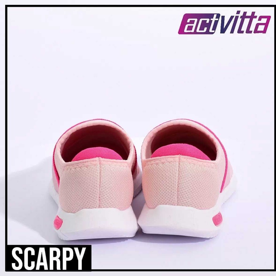 Sneakers Scrapy | Actvitta Damessneaker Zonder Veters Microfabric Scarpy