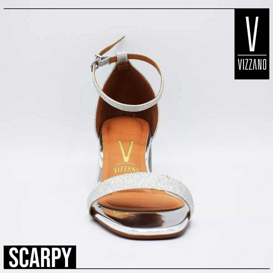 Sandalen Scrapy | Vizzano Damessandaal Met Glitter Plantilla Confort Scarpy