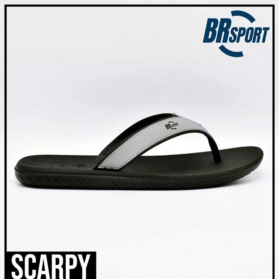 Man Scrapy | Br Sport Rubberen Herenslippers Met Scarpy Gecombineerde Riem