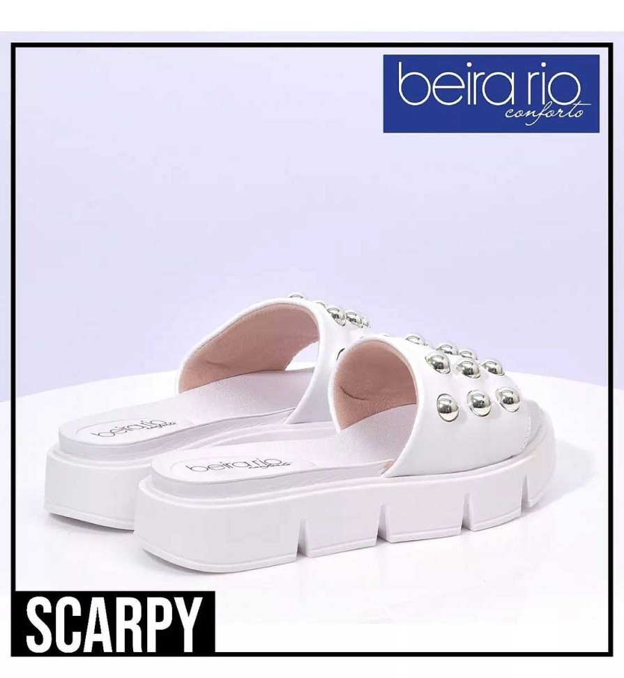 Sandalen Scrapy | Schoenen Dames Beira Rio Sandaal Ojota Napa C/Spots Scarpy