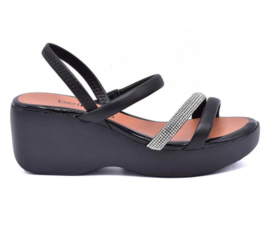 Sandalen Scrapy | Damessandalen Beira Rio Eco Leather C/Shiny Comfort Scarpy